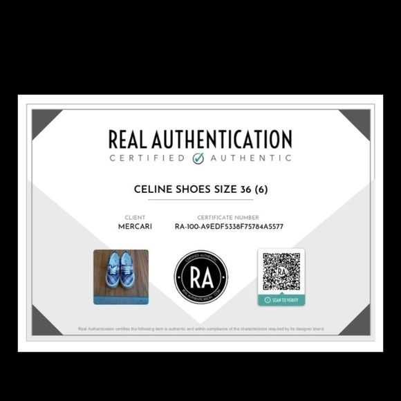 Celine Navy/ Camel Plaid Canvas Sneaker - Picture 5 of 5